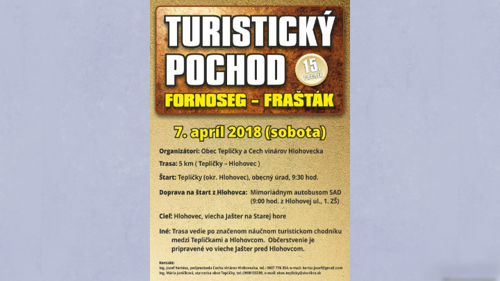 Turistický pochod Fornoseg – Frašták