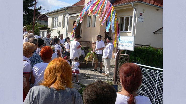 Slávnosť dožiniek v Dolných Otrokovciach