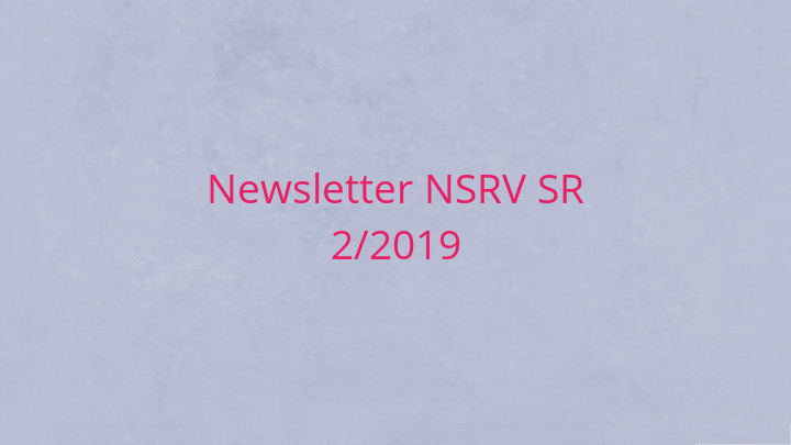 Newsletter Národnej siete rozvoja vidieka SR 2/2019