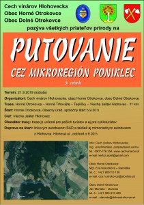 Putovanie cez Poniklec 2019-plagát