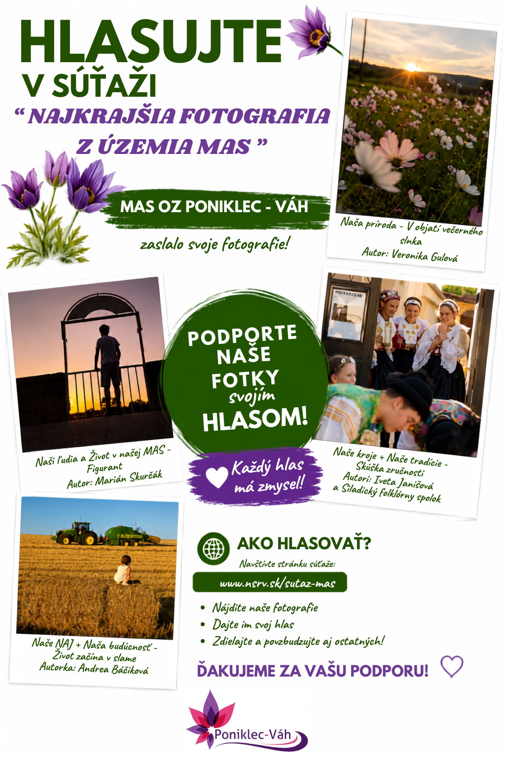 HLASOVANIE „Najkrajšia fotografia z územia MAS 2026“